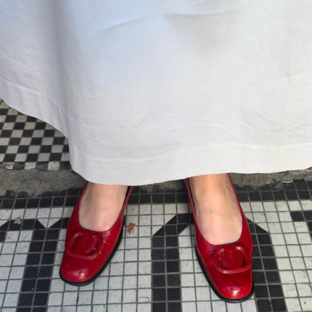 Salvatore Ferragamo Red Dress Shoes 7 1/2